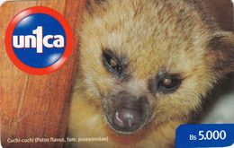 VENEZUELA - Animal, Un1ca Prepaid Card Bs.5000, Used - Non Classificati