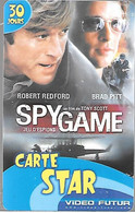 CARTE-VIDEO FUTUR-CARTE STAR-30 JOURS LOCATION-SPY GAMES-TBE - - Abonnement