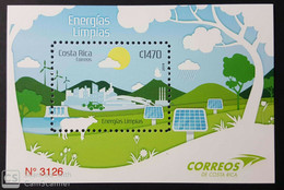 MNH SHEET COSTA RICA, New Issue 2019 Energy Cow - Costa Rica