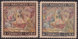 1956-451 CUBA REPUBLICA 1956 MNH JESUS BIRTH NAVIDAD CHRISTMAS. - Unused Stamps