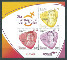 COSTA RICA DÍA INTERNACIONAL De La MUJER, WOMEN'S DAY MNH 2021 NEW - Costa Rica