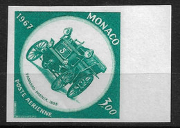 Monaco RARE Essai De Couleur Poste Aérienne N°91** Gd Prix Automobile De Monte-Carlo. - Plaatfouten En Curiosa