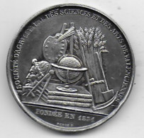 Médaille En Argent - Société D'Agriculture Des Sciences Et Des Arts De VALENCIENNES - Professionnels / De Société