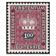 C1342/ Liechtenstein 1968. Corona, 1 Fr (MNH)** - SCOTT O56 - Dienstzegels