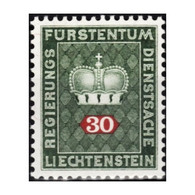 C1343/ Liechtenstein 1968. Corona, 30 C. (MNH)** - SCOTT O50 - Official