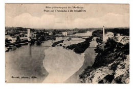 Ardeche Pont Sur L'ardeche à Saint Martin - Saint Martin De Valamas
