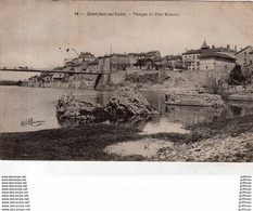 SAINT JUST SUR LOIRE VESTIGES DU PONT ROMAIN 1905 TBE - Saint Just Saint Rambert
