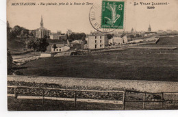 MONTFAUCON EN VELAY VUE GENERALE PRISE DE LA ROUTE DE TENCE 1912 TBE - Montfaucon En Velay