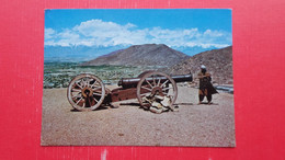 The Famous Noon Canon Of Kabul.5 Stamps.Sent From Kaboul Airport To Ljubljana - Afganistán