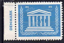 DANEMARK DANMARK DENMARK DANIMARCA 1951 1954 UNESCO CINDERELLA VIGNETTE POSTER LABEL GIFT CHARITY MNH - Ungebraucht