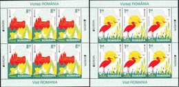 ROMANIA  2012 - EUROPA CEPT - TOURISM -Visit Romania - Sheetlets  With 6 Stamps  MNH ** - 2012