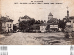 LACAPELLE MARIVAL PLACE DU CHAMP DE FOIRE - Lacapelle Marival