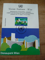 (7) UNITED NATIONS -ONU - NAZIONI UNITE - NATIONS UNIES * FDC 1979 * MAXIMUMCARD DONAUPARK WIEN. - Covers & Documents