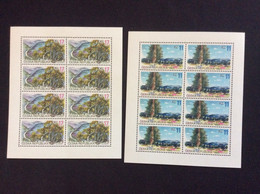 Europa 1999 2 Feuillets De 8 Timbres ** MNH Parc National Sumava - Blocchi & Foglietti