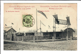 Bruxelles  Concours Régional Agricole 1907  N° 3 Quelques Stands - Brüssel (Stadt)