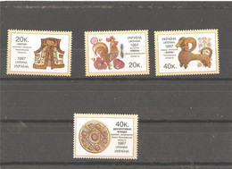 MNH Stamps Nr.226-229 In MICHEL Catalog - Ukraine