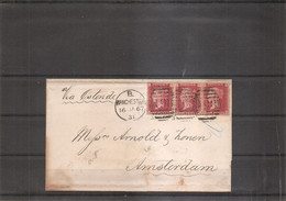 Grande -Bretagne ( Lettre De 1867 De Manchester Vers Les Pays-Bas à Voir) - Cartas