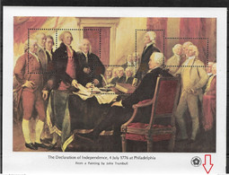 US 1976 Sheet American Revolution Issue Declaration Of Independence,Sc # 1687,VF MNH** (RN-8) - Ganze Bögen