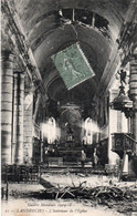 LANDRECIES INTERIEUR DE L'EGLISE GUERRE 1914-18 TBE - Landrecies