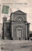 LANDRECIES L'EGLISE GUERRE 1914-18 TBE - Landrecies