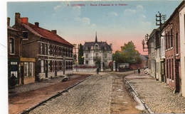 LOUVROIL ROUTE D'AVESNES ET LE CHATEAU TBE - Louvroil