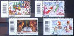 Greece 2021 Child And Stamp - The Greek Revolution Of 1821 Through The Children's Eyes Set MNH - Nuovi
