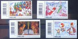 Greece 2021 Child And Stamp - The Greek Revolution Of 1821 Through The Children's Eyes Set MNH - Ungebraucht