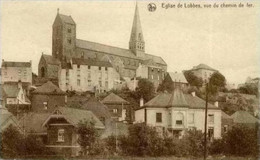 LOBBES - Eglise Vue Du Chemin De Fer - Lobbes