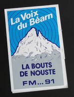 AUTOCOLLANT STICKER - LA VOIX DU BÉARN - LA BOUTS DE NOUSTE - RADIO FM 91 - Stickers