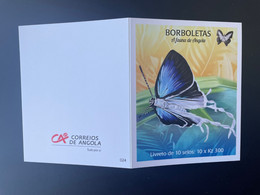 Angola 2018 Mi. 1926 -1929 Carnet MH Booklet Papillons Schmetterlinge Butterflies Borboletas Faune Fauna Insects MNH ** - Farfalle