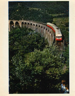 Le Train 1105 Franchit Le Viaduc De Chamborigaud Ligne De Clermont à Nîmes. - Chamborigaud
