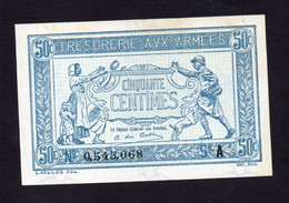 Trésorerie Aux Armées - 50 Centimes - Lettre A - Neuf - 1917-1919 Trésorerie Aux Armées