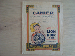 CAHIER LA BOITE LION NOIR - Protège-cahiers