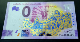 0 Euro Souvenir Kosciol Pokoju W Jaworze Poland PLAK	2021-1 Gold - Pologne