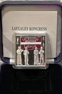 5 Euro Gedenkmünze 2017 Lettland / Latvia - Latgale Kongress - Silber In Farbe - Letonia