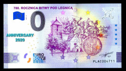 0 Euro Souvenir 780 Rocznica Bitwy Pod Legnica Anniversary Poland PLAC	2021-1 - Pologne