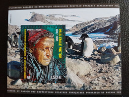 Fsat 2021 Taaf Antarctic  PAUL EMILE VICTOR 19071995 Penguin Explorer Ms1v Mnh - Unused Stamps