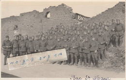 SAILLY Sur La LYS - BAC SAINT MAUR (  Carte Photo ) 1/2 - Sonstige & Ohne Zuordnung