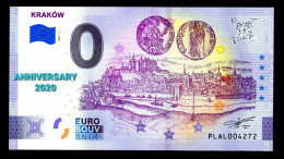 0 Euro Souvenir Krakow  Anniversary Poland PLAL	2021-1 - Pologne