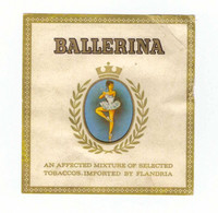 Tabac étiquette Ronde Penamil Format 7.7x8cm Tabacos Tobaccos Tabacs Imported By Flandria Ballerine Danseuse - Documents