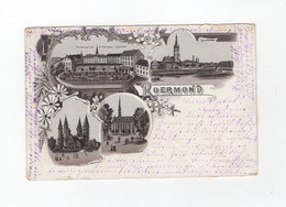 1899  Niederlande Ansichtskarte Lithokarte  Roermond  An Den NDL Dampfer Bamberg Bei Bremerhaven - Roermond