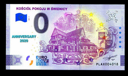 0 Euro Souvenir Kosciol Pokoju W Swidnicy Anniversary Poland PLAX 2021-1 - Pologne