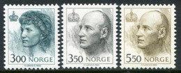 NORWAY 1993 Definitive: King Harald V And Queen Sonja On Ordinary Paper MNH / **.   Michel 1116x-1118x - Ongebruikt