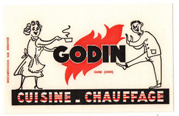 Buvard Godin Cuisine - Chauffage - Formation : 21x13.5 Cm - G