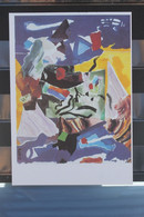 DDR 1987, X. Kunstausstellung: Böckelmann "Farbe-Fläche-Raum" - Postcards - Used