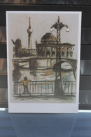 DDR 1987, X. Kunstausstellung: Mohr "Weidendammbrücke" - Postcards - Used