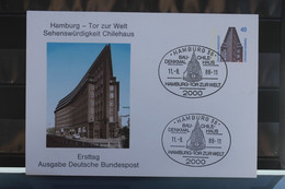 Ganzsache Mit Wertstempel Chilehaus / Sehenswürdigkeiten, SST - Private Postcards - Used