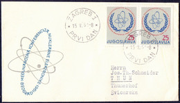 JUGOSLAVIA - NUCLEAR CONFERENCE  BELGRAD - FDC - 1961 - Atomo