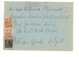 Landpost Garlstedt Osterholz Scharmbeck 1948 In Die USA (891) - Gemeinschaftsausgaben