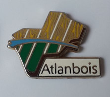 B19 Pin's Association ATLANBOIS Filière Bois En Pays De La Loire Nantes Loire Atlantique Qualité Zamac Achat Immédiat - Associations